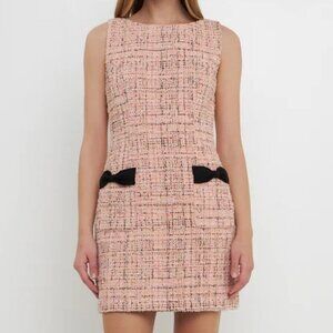 Endless Rose Tweed Mini Dress